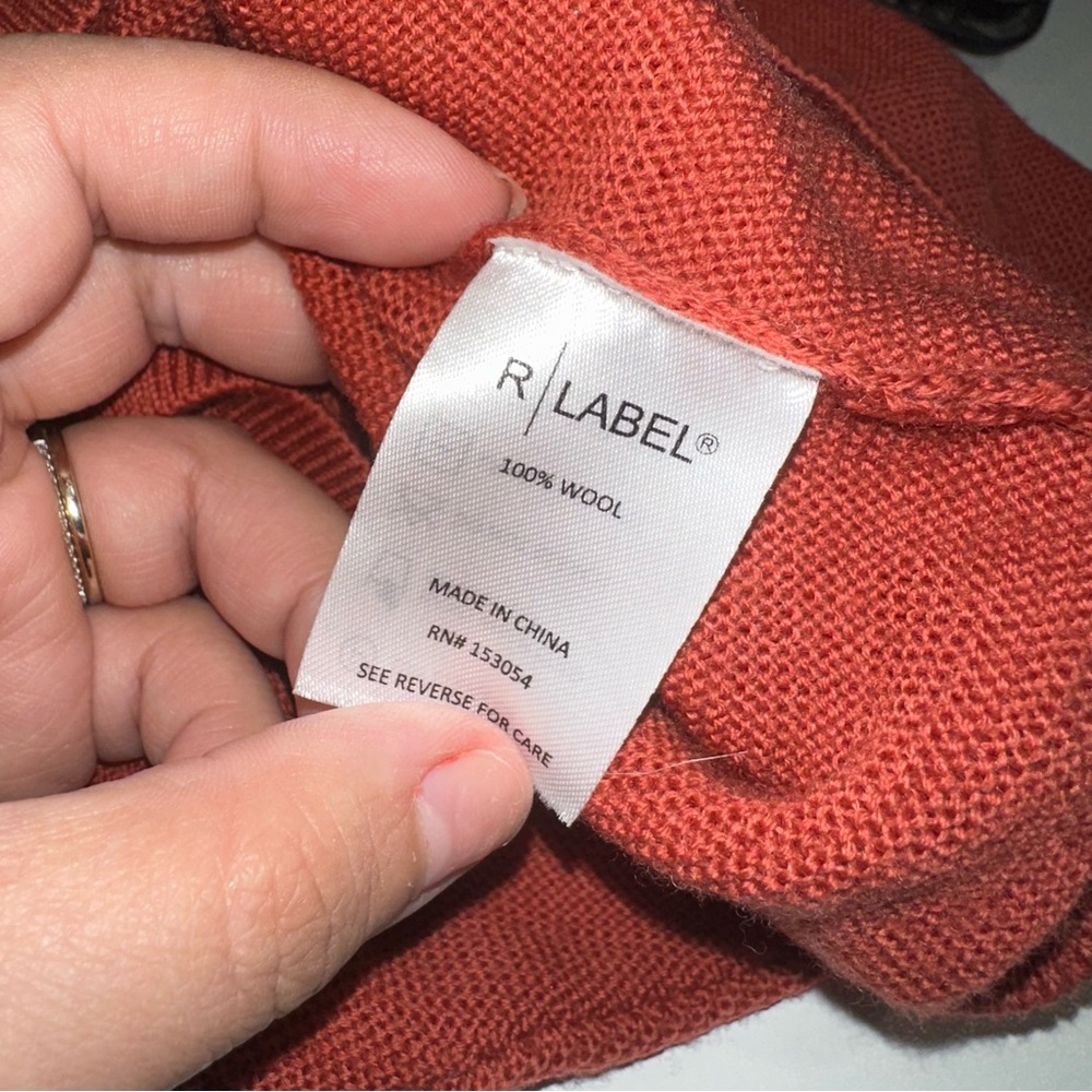 R Label The Reset Essential Pullover wool Dolman Sleeves sz S/M #G4 - Picture 4 of 4